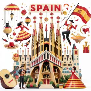 Illustrated Countries of Europe for Kids Amazon Print Replica eBook-0