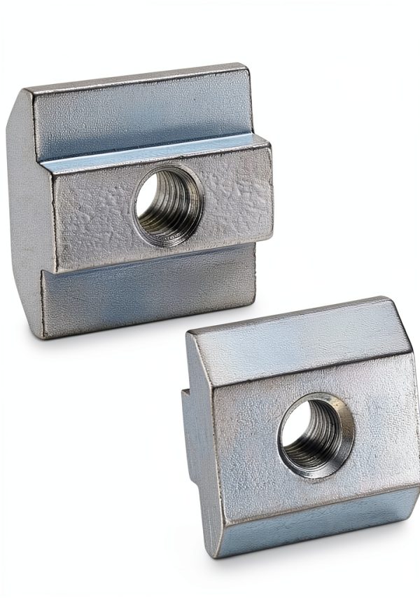 uxcell Slide in T Nut M6 for 4040 Extrusion, Nickel Plated, 10 pcs-3