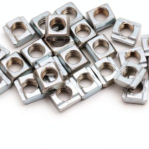 Qjaiune 25Pcs M6 Slide T Nut for 2020 Aluminum Extrusion 8.8 Steel-0