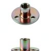 QWORK 3/8-16 Iron Plate Nut T-Nut 12-Piece Set Carbon Steel Base-5