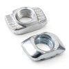 Hotop 150 Pieces 2020 Series T Slot Nuts, Hammer Head Fastener -Plated Carbon Steel Sliding M5 T Nuts for Aluminum Profile-5