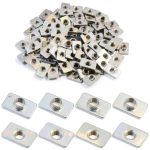 M5 Flat Sliding T Nuts LifCratms T‑Slot for CNC & 3D Printer-0