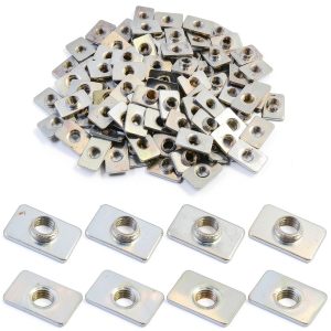 M5 Flat Sliding T Nuts LifCratms T‑Slot for CNC & 3D Printer-0