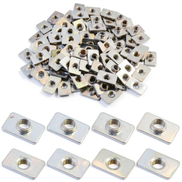 M5 Flat Sliding T Nuts LifCratms T‑Slot for CNC & 3D Printer-0