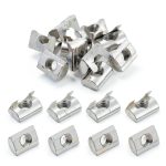 uxcell 20Pcs M8 Spring Roll T Nuts – Carbon Steel for 4040 Series-0
