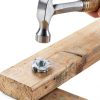 1/4"-20 T-Nuts 304 Stainless Steel, 4-Pronged Tee Nut for Wood, Rock Climbing Holds, Furniture, 25 PCS-5