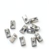 100 Pcs 2020 Series M5 T Nuts Half Roll in Spring Silver Thread Spring Carbon Steel European Standard T Nut for Aluminum Extrusion Profile-2