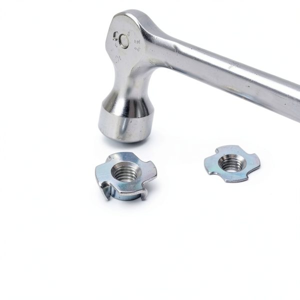 1/4"-20 T-Nuts 304 Stainless Steel, 4-Pronged Tee Nut for Wood, Rock Climbing Holds, Furniture, 25 PCS-4