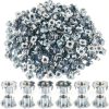 300 Pcs T-Nuts 3/8"-16 Zinc-Plated Steel 7/16" Barrel Otoolling-0