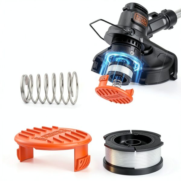 Replacement Spool for Black+Decker 12 Pack Trimmer String 0.065"-1