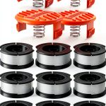 Replacement Spool for Black+Decker 12 Pack Trimmer String 0.065"-0