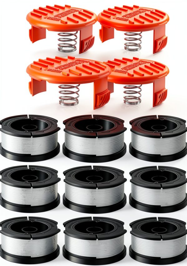 Replacement Spool for Black+Decker 12 Pack Trimmer String 0.065"-0